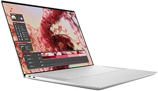 Ноутбук Dell XPS 16 9640 с 16,3-дюймовым сенсорным экраном, UHD+, процессором Intel Core Ultra 9 185H, 32 ГБ оперативной памяти и SSD-накопителем объемом 1 ТБ, английской клавиатурой, платинового цвета.