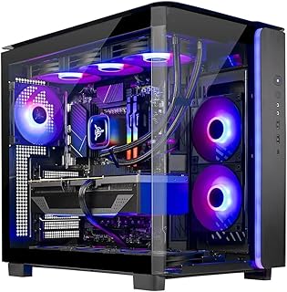 Игровой ПК Skytech King 95, настольный компьютер, Intel i7 14700F 2,1 ГГц (5,3 ГГц Turbo), NVIDIA RTX 5070 Ti 16 ГБ, SSD Gen4 2 ТБ, 32 ГБ оперативной памяти DDR5 6000 RGB, блок питания 850 Вт Gold, система жидкостного охлаждения ARGB 360 мм, Wi-Fi, Windows 11