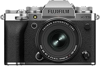 Цифровая беззеркальная камера FUJIFILM X-T5, объектив XF16-50mmF2.8-4.8 R LM WR в комплекте — серебристый.