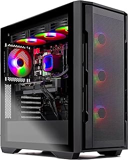 Настольный компьютер Skytech Gaming Rampage, Ryzen 7 9700X 3,8 ГГц (5,5 ГГц), NVIDIA RTX 5070 Ti 16 ГБ, SSD Gen4 1 ТБ, 32 ГБ оперативной памяти DDR5 5600 RGB, блок питания 850 Вт Gold ATX 3, система жидкостного охлаждения ARGB 360 мм, Wi-Fi, Windows 11
