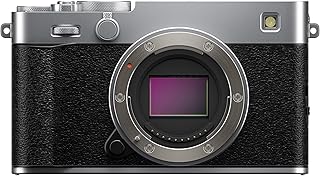 Корпус фотоаппарата FUJIFILM X-E5, серебристый.