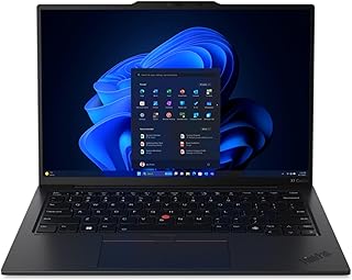 Ноутбук Lenovo ThinkPad X1 Carbon 12-го поколения с процессором Intel Ultra 7 165U vPro, 14-дюймовым сенсорным экраном WUXGA со 100% охватом sRGB, 32 ГБ оперативной памяти 6400 МГц, SSD-накопителем Gen4 Performance объемом 1 ТБ, камерой FHD+ IR+ RGB и операционной системой Windows 11 Pro.