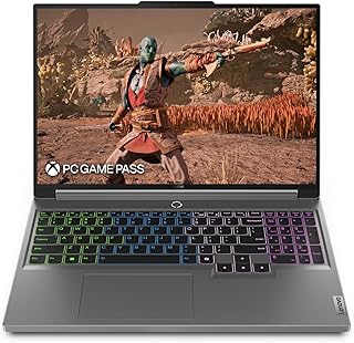 Lenovo Legion 5i — 16-дюймовый дисплей — Intel Core i9-14900HX — NVIDIA GeForce RTX 4070 — 32 ГБ ОЗУ — 512 ГБ SSD — G-SYNC — Windows 11 Home — Порты USB-A и USB-C — Камера с защитной шторкой — Цвет: Luna Grey