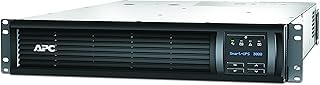Интеллектуальный ИБП APC 3000VA с функцией SmartConnect, SMT3000RM2UC, для установки в стойку, с синусоидальной формой волны, AVR, 120 В, линейно-интерактивный источник бесперебойного питания.
