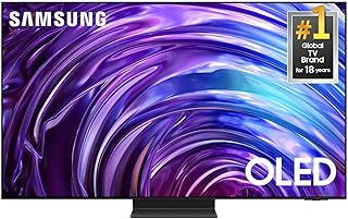 Телевизор Samsung 55-дюймовый OLED 4K S95D Series HDR Pro Smart TV с поддержкой Dolby Atmos, Object Tracking Sound+, Motion Xcelerator, Real Depth Enhancer, AI Upscaleing и встроенной Alexa (модель QN55S95D, 2024 года выпуска)