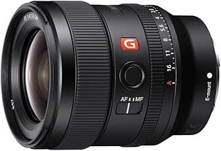 Широкоугольный объектив Sony E-mount FE 24mm F1.4 GM для полнокадровых камер (SEL24F14GM), черный.