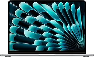 Ноутбук Apple MacBook Air 2025 года, 13 дюймов, процессор M4, 16 ГБ оперативной памяти, SSD-накопитель 1 ТБ — серебристый.