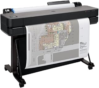 Широкоформатный плоттер HP DesignJet T630 с диагональю 24 дюйма, автоматической подачей листов, лотком для носителей и подставкой (5HB09D) - новая модель.