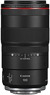 Объектив Canon RF100mm F2.8 L Macro с USM-приводом, среднефокусный телеобъектив, макрообъектив, совместим с беззеркальными камерами серии EOS R, черный.
