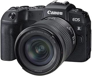 Фотоаппарат Canon EOS RP Full-Frame Mirror-Free со сменными объективами + объектив RF24-105mm F4-7.1 is STM — компактный и легкий, идеально подходит для путешествий и видеоблогинга, черный (3380C132)