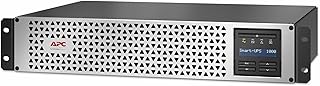 Источник бесперебойного питания APC Smart-UPS 1000VA на литий-ионных батареях с функцией SmartConnect, модель SMTL1000RM2UC, с чистой синусоидальной волной, короткого замыкания, напряжение 120 В.
