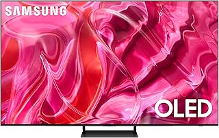 Телевизор SAMSUNG 65-дюймовый OLED 4K серии S90C с технологиями Quantum HDR, Dolby Atmos Object Tracking Sound Lite, ультратонкий, Q-Symphony 3.0, игровой центр, Smart TV со встроенной Alexa (QN65S90C, модель 2023 года), цвет Titan Black.