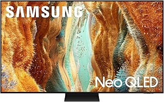 65-дюймовый смарт-телевизор Samsung Neo QLED QN70F 4K Mini LED (модель 2025 года) с процессором NQ4 AI Gen2, технологией Quantum Matrix, тонким корпусом, технологией Motion Xcelerator 144 Гц, Samsung Vision AI и встроенной Alexa.