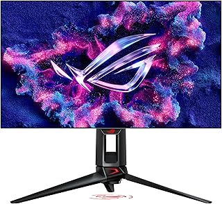 Игровой монитор ASUS ROG Swift OLED 27” 1440P (PG27AQDP) - WOLED, QHD, 480 Гц, 0,03 мс, совместимость с G-SYNC, кастомный радиатор, AI-ассистент, DisplayHDR400 True Black, 99% DCI-P3, 10-битная графика, DisplayWidget