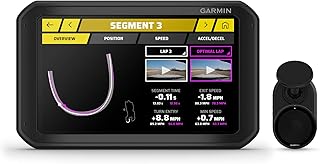 Garmin Catalyst, оптимизатор производительности вождения с функцией обучения в реальном времени и мгновенным анализом результатов заезда на трассе, для автоспорта и высокоэффективного вождения (010-02345-00), черный, 6,95 дюйма