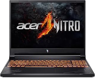Игровой ноутбук Acer Nitro V | Восьмиядерный процессор AMD Ryzen 7 8845HS с поддержкой ИИ | Графический процессор NVIDIA GeForce RTX 4060 | 16-дюймовый IPS-дисплей WUXGA с частотой обновления 165 Гц | 16 ГБ DDR5 | SSD-накопитель Gen 4 объемом 1 ТБ | Wi-Fi 6E | ANV16-41-R5J0