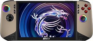 MSI Claw Gaming PC Handheld: Intel Ultra 7-258V, 8-дюймовый FHD-дисплей 120 Гц, 32 ГБ LPDDR5, 1 ТБ NVMe SSD, устройство чтения карт MicroSD, Thunderbolt 4, Windows 11 Home: Black 8 AI+ A2VM-001US