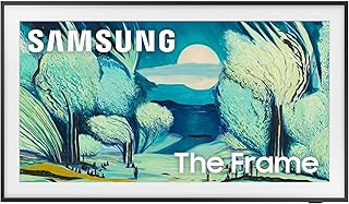 Смарт-телевизор Samsung 50-дюймовый The Frame LS03F 4K QLED (модель 2025 года) с современным дизайном рамки, процессором NQ4 AI Gen2, художественным режимом, художественным качеством изображения, Samsung Vision AI, встроенной Alexa.