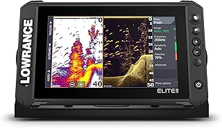Эхолот/картплоттер Lowrance Elite FS, доступен с датчиком и без него.