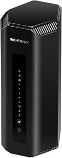 Маршрутизатор NETGEAR Nighthawk Tri-Band WiFi 7 (RS700S) — функции безопасности, беспроводная скорость BE19000 (до 19 Гбит/с) — 10-гигабитный интернет-порт — покрытие до 3500 кв. футов — 1 год гарантии Armor и бесплатная экспертная поддержка