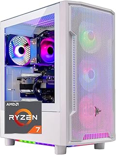 Настольный компьютер Skytech Gaming Archangel, Ryzen 7 5700 3,7 ГГц (4,6 ГГц), AMD RX 6600 8 ГБ, 1 ТБ NVMe SSD, 16 ГБ DDR4 RAM 3200, блок питания 650 Вт Gold, Wi-Fi, Windows 11
