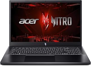 Игровой ноутбук Acer Nitro V | Процессор Intel Core i5-13420H | Видеокарта NVIDIA GeForce RTX 4050 | 15,6-дюймовый FHD IPS-дисплей с частотой обновления 144 Гц | 8 ГБ DDR5 | SSD-накопитель Gen 4 на 512 ГБ | Wi-Fi 6 | Клавиатура с подсветкой | ANV15-51-51H9