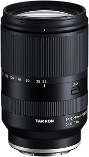 Объектив Tamron 28-200 F/2.8-5.6 Di III RXD для беззеркальных камер Sony с байонетом E, полнокадровой/APS-C, модель: AFA071S700, черный.