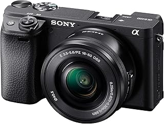 Беззеркальная камера Sony Alpha a6400: компактная цифровая камера со сменными объективами формата APS-C, автофокусировкой по глазам в реальном времени, видеосъемкой 4K, поворотным экраном и объективом 16-50 мм — совместима с байонетом E — ILCE-6400L/B, черная.