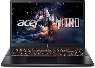 Игровой ноутбук Acer Nitro V | Процессор Intel Core i5-13420H | Видеокарта NVIDIA GeForce RTX 4050 | 15,6-дюймовый FHD IPS-дисплей с частотой обновления 165 Гц | 8 ГБ DDR5 | SSD-накопитель Gen 4 на 512 ГБ | Wi-Fi 6 | Клавиатура с подсветкой | ANV15-52-586Z