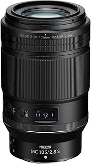 Nikon NIKKOR Z MC 105mm f/2.8 VR S | Профессиональный макрообъектив с фиксированным фокусным расстоянием для беззеркальных камер серии Z | Модель Nikon USA