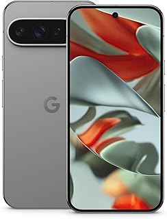Google Pixel 9 Pro XL — разблокированный Android-смартфон с технологией Gemini, тройной задней камерой, 24-часовым временем автономной работы и 6,8-дюймовым дисплеем Super Actua Display — Hazel — 128 ГБ