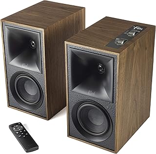 Активные полочные акустические системы Klipsch The Fives с HDMI-ARC, цвет «орех».