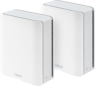 ASUS ZenWiFi BT10 Tri-Band WiFi 7 Mesh, 18 Гбит/с, 6000 кв. футов (2 шт.), два порта 10G, функции безопасности и родительского контроля, основные SSID для умного дома, мобильная модемная связь 4G и 5G.