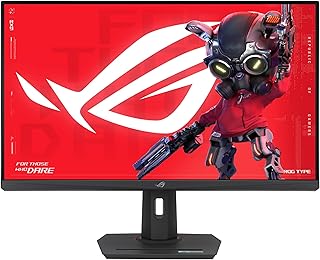 Игровой монитор ASUS ROG Strix 32” 4K HDR (XG32UCG) – 3840x2160, двухрежимный (4K 160 Гц/FHD 320 Гц), 0,3 мс, быстрая IPS-матрица, технология Extreme Low Motion Blur Sync, USB-C, совместимость с G-SYNC, гнездо для штатива, 3-летняя гарантия.