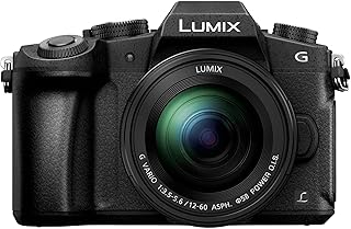 Цифровая фотокамера Panasonic LUMIX G85 4K, объектив 12-60 мм с оптической стабилизацией изображения, 16-мегапиксельная беззеркальная камера, 5-осевая встроенная двойная стабилизация изображения, 3-дюймовый наклонный сенсорный ЖК-дисплей, модель DMC-G85MK (черная).