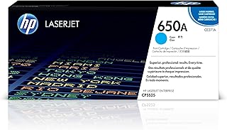 Голубой тонер-картридж HP 650A | Совместим с цветными лазерными принтерами HP Color LaserJet Enterprise серии CP5525 | CE271A