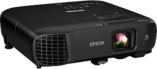 Проектор Epson Pro EX9240 с 3-чиповой 3LCD-матрицей, разрешением Full HD 1080p, беспроводной, яркостью 4000 люмен (цветной и белый), 2 портами HDMI, встроенным динамиком и контрастностью 16000:1. Полная 1-летняя ограниченная гарантия (восстановленная).