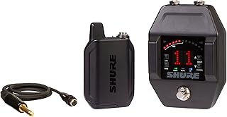 Беспроводная цифровая система Shure GLXD16+ Dual Band Pro с педальным приемником для гитары и бас-гитары — 12 часов работы от батареи, радиус действия 30 метров | В комплекте кабель WA305 Premium с разъемом 1/4" (GLXD16+-Z3)