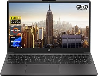 Ноутбук HP 255 G10 15,6" FHD для бизнеса, AMD Ryzen 7 7730U, 32 ГБ ОЗУ, 1 ТБ PCIe SSD, цифровая клавиатура, веб-камера, Wi-Fi 6, HDMI, Windows 11 Pro, черный.