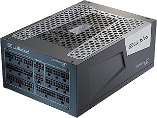 Seasonic Prime TX-1600-1600W - 80+ Titanium - Поддержка ATX 3.0 и PCIe 5.1 - Полностью модульная конструкция - Форм-фактор ATX - Высококачественные японские конденсаторы - Совместимость с видеокартами Nvidia RTX 30/40 Super и AMD (арт. SSR-1600TR2)