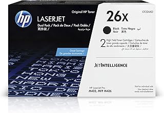 Черные картриджи HP 26X с увеличенным ресурсом (2 шт.) | Совместимы с принтерами HP LaserJet Pro M402 Series, HP LaserJet Pro MFP M426 Series | CF226XD