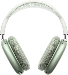 Беспроводные накладные наушники Apple AirPods Max с активным шумоподавлением, режимом прозрачности, персонализированным пространственным звуком, Dolby Atmos, Bluetooth-наушники для iPhone – зеленые.