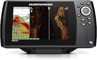 Эхолот Humminbird Helix 7 G4 GPS с датчиком, двухспектральным сонаром Chirp и функцией бокового сканирования.