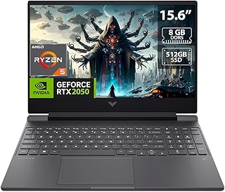 HP Victus — игровой ноутбук 15,6" — AMD Ryzen 5 7535HS — 8 ГБ оперативной памяти — NVIDIA GeForce RTX 2050 — SSD 512 ГБ — цвет «Серебристый слюда»