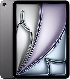 Apple iPad Air 11-дюймовый с чипом M3, разработанным для Apple Intelligence, дисплеем Liquid Retina, 128 ГБ памяти, 12-мегапиксельной фронтальной и тыловой камерами, Wi-Fi 6E, Touch ID, временем автономной работы — цвет «космический серый».