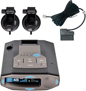 Радар-детектор Escort MAX 360c с дополнительным креплением и комплектом кабеля OBDII.