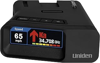 Радар-детектор Uniden R7 EXTREME LONG RANGE, встроенный GPS, оповещения в реальном времени, две антенны спереди и сзади со стрелками-указательами направления, голосовые оповещения, оповещения о проезде на красный свет и камерах контроля скорости.