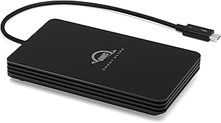 Внешний портативный SSD-накопитель OWC Envoy Ultra Thunderbolt 5 объемом 4 ТБ, сверхбыстрая скорость передачи данных по протоколу TB5 более 6000 МБ/с, совместимость с TB3, TB4 и USB4, работает с Mac и ПК.