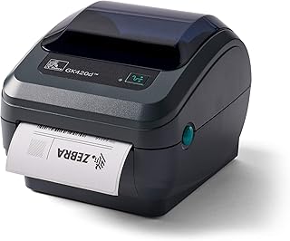 Настольный монохромный термопринтер ZEBRA GK420d с шириной печати 4 дюйма, подключением через последовательный и параллельный порты USB. Модель: GK42-202510-000