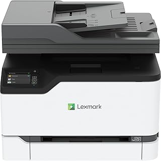 Многофункциональный цветной принтер Lexmark CX431adw с сенсорным экраном и лазерным управлением — для офиса, беспроводной связи, мобильных устройств и двусторонней печати (печать, копирование, сканирование, аналоговый факс (4-я серия) (40N9370))